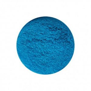 Neon blue pigments