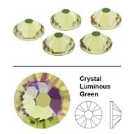ss 5 cristal ( 1,5mm ) luminous green 50 vnt