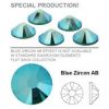 ss 3 cristal ( 1,3mm ) blue zirkon  50 vnt