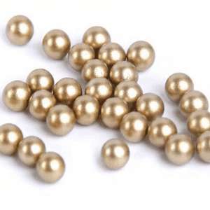 Agate pearl gold 5-6mm 25psc perlai nagams